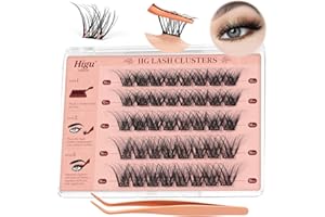 Higu clace Ciglia autoadesive, set di 40 ciglia preincollate, mix 10-16 mm, pinzette per ciglia, senza colla e rimozione, per fai da te (volume 10 – 16 mm)