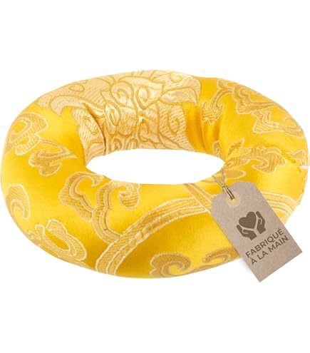 Coussin Pour Bol Chantant Tibétain | Diamètre 12 Cm | Tissu Coton | Support Stable Pour Méditation Et Décoration - 11