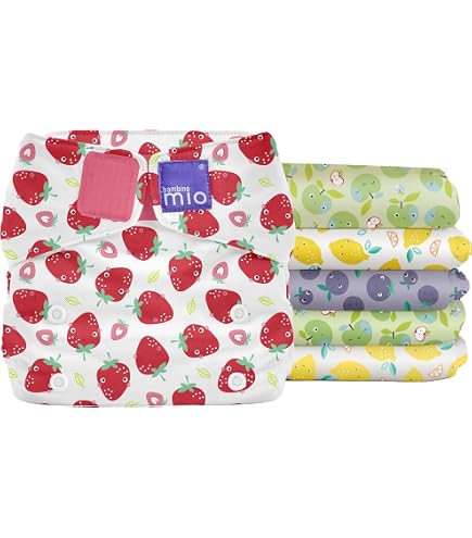 Blmchen Faltwindeln 6 Stck Prefold Bambus Twill Falteinlagen Stoffwindel  (R) : Amazon.de: Baby