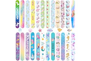 Acuiwer Slap Bracelet 24/30/50 pcs Slap Bracelet à Claquer Animaux/Dinosaures/Licorne/Sirène/Constellation/Hawaii/Halloween Slap Bandes pour Enfants Parti Favors Filles Garçons