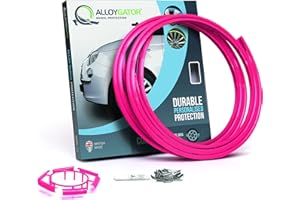 AlloyGator Rose Protecteurs de Roue en Alliage Protecteurs de Jante | Protection des Roues | Protection des Roues en Alliage | Convient aux Roues de Roues de 12 à 15 Pouces | 14 Couleurs Disponibles