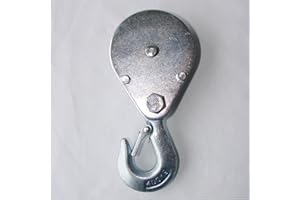 CROSSFER GMBH Umlenkrolle mit Lasthaken bis 400kg Last zur Verwendung beim CROSSFER Seilhebezug PA400A