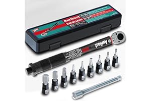 Aurlloct 1/4 inch Drive Click Torque Wrench 5-55 Nm, Bicycles & Motorcycles, 11 Pieces