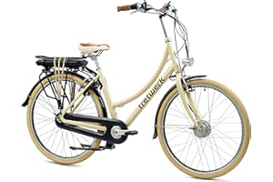 ‎TRETWERK DIREKT GUTE RÄDER TRETWERK - 28 Zoll E-Bike - Damen Vintage Bike - Aurora - Pedelec Damenfahrrad mit 7 Gang Shimano Nabenschaltung - E-Hollandrad Elektrofahrrad mit Frontmotor 250W 36V 468Wh 40Nm - 50 cm