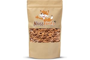 NUSSFUCHS Aprikosenkerne bitter 1kg bittere ganze Aprikosenkerne ungesalzen ungeröstet naturbelassen ganze Kerne extra hoher bitter Anteil - 100% naturreines unbehandeltes Naturprodukt (1kg)