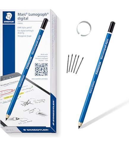 Staedtler 180 22 Noris Digital EMR Stylus en forma de lápiz, punta fina