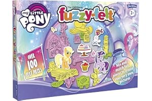 John Adams | Fuzzy-Felt - My Little Pony Activity Set: Mix and match felt pieces to create your very own pictures| Preschool toy| Ages 3+