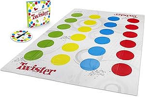 Hasbro Gaming Twister Gra Towarzyska, Wielokolorowy, Od 8 lat