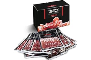 andreu - Paletilla de Bellota Ibérica entera deshuesada y lista para consumir - Jamón de bellota envasado al vacío en 10 paquetes. Pack UNICS Total 1,35 kg