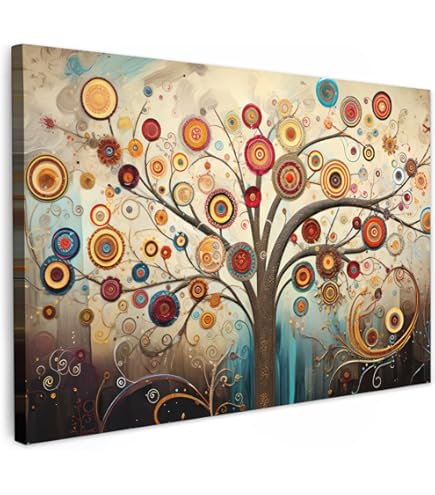 Canvas schilderij, meer bergen landschap natuur