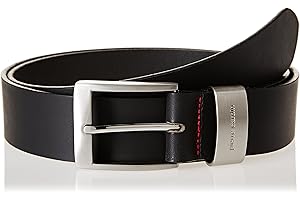 Pierre Cardin Gürtel Herren, Premium Echtleder-Gürtel Herren 40 mm breit, Echtleder Herrengürtel aus Vollrindleder