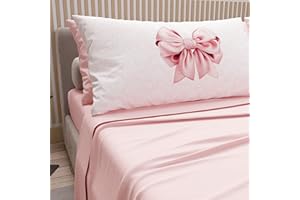 PETTI Artigiani Italiani - Lenzuola in Cotone con Federe in Stampa Digitale, Per Letto Singolo, Completo Lenzuolo Sopra e Sotto con Angoli, Rosa, 100% Made in Italy