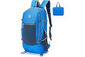 BAGROUPS Zaini ultraleggeri pieghevoli Borsa da trekking Impermeabile Traspirante 14L, per Uomini, Donne,Campeggio, Arrampicata, Ciclismo,Viaggi
