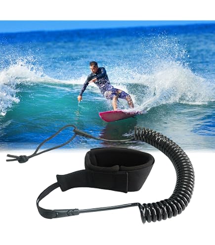 Leash Bodyboard Spiralé Sniper Pour Biceps - Double Émerillon INOX - Collaboration Iain Campbell