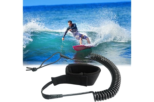Molyorch Surf rep tillbehör, Sup koppel Stand up paddle, infällbar surfboard leash, paddle leash fotslinga, för surfbräda, vertikal paddel, kajak