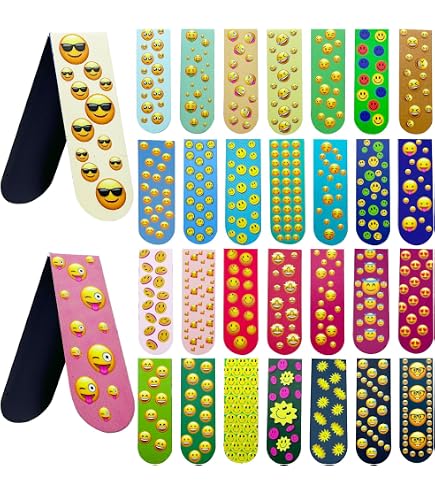 Gkood Gomme Da Cancellare Emoji A Forma Di Stella – 100 Pezzi Con Espressioni Faciali Uniche, Per Feste Di Compleanno E Scuola - 2