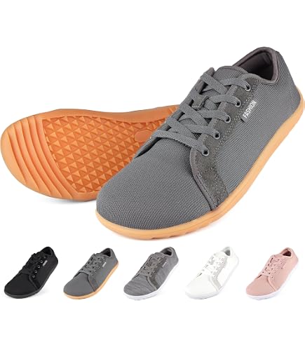 AZMAHT Chaussures Randonnée Slip-On Homme Pieds Gonflés - Chaussures Sport Sans Lacets Confortables Marron 48