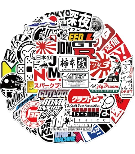 Stemmi per auto tuning ed elaborate ADESIVI Sticker the Good Life Crew