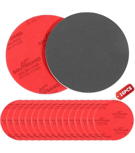 GORGECRAFT Kit 9 Pezzi Dischi Abrasivi Per Bowling – Platorelli Lucidatura Palle (Grani 500-2000) – Utensili Manutenzione Per Principianti E Pro