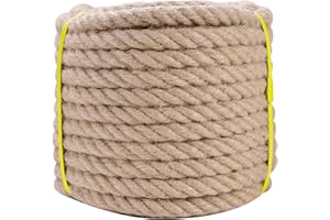 LZ.MZXU Corde de Jute 12mm x 10M Ficelle Jute Naturel Ficelles de Jardin Corde Corde Chanvre pour l'artisanat Jardinage Décoration Créatifs DIY l'emballage Cadeau
