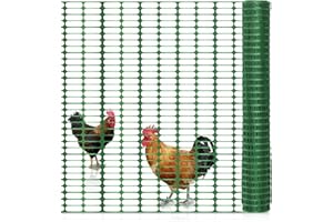 Yakimz Filet de protection en plastique - 1 x 50 m - Vert - Clôture de chantier - Filet de sécurité