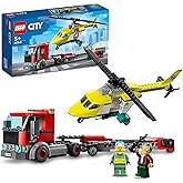 LEGO&reg; City Kurtarma Helikopteri Nakliyesi 60343-5 Yaş ve &Uuml;zeri &Ccedil;ocuklar i&ccedil;in Oyuncak Yapım Seti (215 Par&ccedil;a)