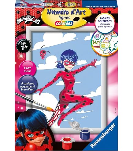 Ravensburger CreArt – Peinture Par Numéros Le Roi Lion – 18x13 Cm, Cadre Inclus, Dès 7 Ans