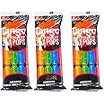 24 X Tango Eezy Freezzy 2-in-1 Ice Pops Frozen Lollies Drumsticks - 3 Bags of 8 Ice Poles Each x 75ml - Gluten Free, Suitable for Kosher & Vegetarians - 24 total