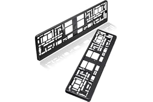 ‎BAYTRONIC baytronic Kennzeichenhalter schwarz matt 2er Set