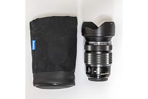 Olympus M.Zuiko Objectif Digital ED 12-100mm F4 IS Pro, convient à tous les appareils photo MFT (Olympus OM-D & PEN, modèles Panasonic série G), noir