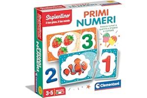 Clementoni - 16784 - Sapientino - Primi Numeri - Gioco Educativo 3 Anni, Flashcards Numeri, Imparare i Numeri - Made in Italy