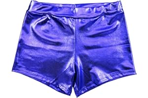 Carnavalife Pantalones Cortos Metálicos Brillante para Mujer, Culotte Sexy Mujer para Disfraces Baile Discoteca y Fiestas