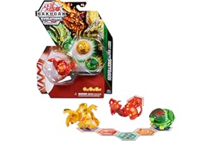 Bakugan "Evolutions" zestaw startowy z 3 piłkami (Ultra Pyrus Serpillious, Basic Ventus Hydorous, Basic Aurelus Pegatrix)