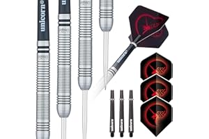 Unicorn Zestaw rzutek ze stalową końcówką | rdzeń | naturalne beczki wolframowe | 20 g, 21 g, 22 g, 23 g, 24 g, 25 g, 26 g lub 27 g