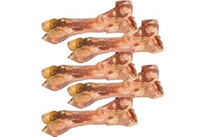 Schecker Schinkenknochen vom Schwein aus Italien - 5X ca. 400g - Edelschinken Kauknochen - 14 Monate luftgetrocknet