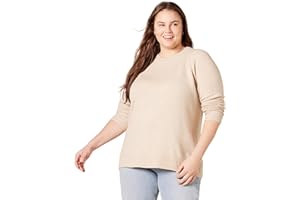 Amazon Essentials Women's Regular-Fit Soft Touch Long-Sleeve Crewneck Jumper