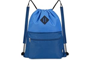 WANDF Sac à Dos à Cordon, Sport avec Compartiment Humide, Sac à Dos à Cordon résistant l'eau, Cordon pour Hommes et Femmes