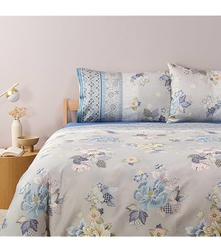 copripiumino bassetti granfoulard como 100% cotone matrimoniale raso | BIANCA SHOP