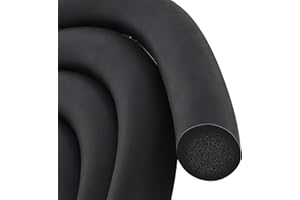 SDLDEER SDLEDER Cordón Redondo de Polietileno para Juntas de 5 m x 20 mm de Diámetro, Perfil de Relleno Redondo de Espuma y Junta de Polietileno para Juntas de Puertas y Ventanas, Paredes y Techos