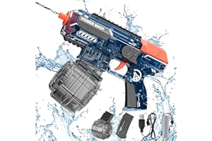 KADAYAYA Pistola ad Acqua Elettrica Giocattolo per Bambini 3-6, Pistola Acqua Automatica, Fucile ad Acqua per Bambini 3 4 5 6 anni, Estivo Giocattolo Pistola Acqua Regalo per Ragazzi Ragazze (Blu)