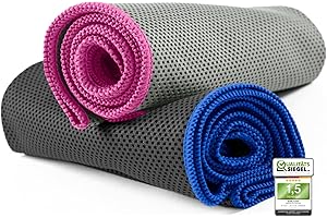 ‎NIRVANASHAPE NirvanaShape 1x Kühlendes Handtuch - Mikrofaser Kühltuch als Sporthandtuch für Fitness, Yoga, Sport, Golf - Ice Towel Handtuch mit Kühlfunktion