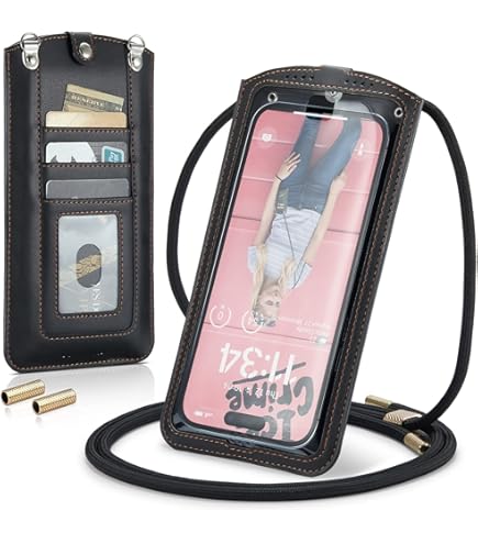 Borsa Tracolla Cellulare In Portafogli E Portacarte - Foto 3