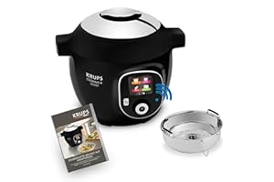 Krups CZ7158 Cook4Me+ Connect Multikocher | 1600 Watt | elektrischer Schnellkochtopf | inkl. kostenlose App | Bluetooth Steue