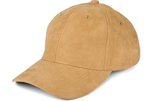 styleBREAKER Gorra de béisbol Unisex de 6 Paneles con Aspecto de Ante, Ajustable en Estilo de Ante para Mujer y Hombre, con Visera Suave para Ocio y Deporte