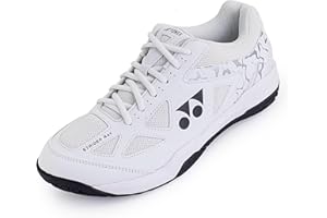 YONEX Strider Ray - Bambini e Adulti - Scarpe da badminton con ammortizzazione Power Cushion Slim Fit - Bianco/Nero