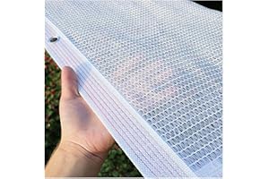 GENERIC 55% Sunblock Shade Cloth Sun-Block Net Shade Fabric 3.3x10ft 10x10ft 10x13ft 10x20ft 10x26ft 10x33ft Mesh Cover for Plants Greenhouse Garden Patio(6.6x10ft=2x3.0m)