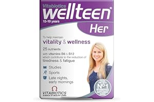 Multivitamin Tablets for Teen Girls, Wellteen