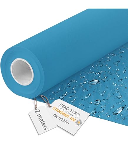 ZHhan Tejido De Poliéster Impermeable, Columna De Agua De 12.000 Mm, 110 Cm De Ancho, Cantidad = Metro, Medida Por Metro, Impermeable, Resistente Al Desgarro, Duradero, Tejido Exterior (Verde, 1.1m