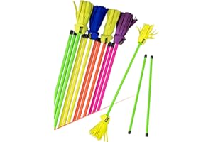 Juggle Dream Neo Flowerstick - Bastone in fibra di vetro, impugnatura in silicone, frangia in pelle scamosciata