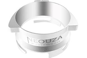 NEOUZA Coffee Dosing Funnel Smart Ring Hand Free 54mm Espresso Machine Aluminum Accessories for Sage Breville 8 Series Barista Portafilter